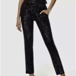 Ramy Brook Size S Arlin Jogger
Dress Pant High Rise Black Sequin
Elastic Waist